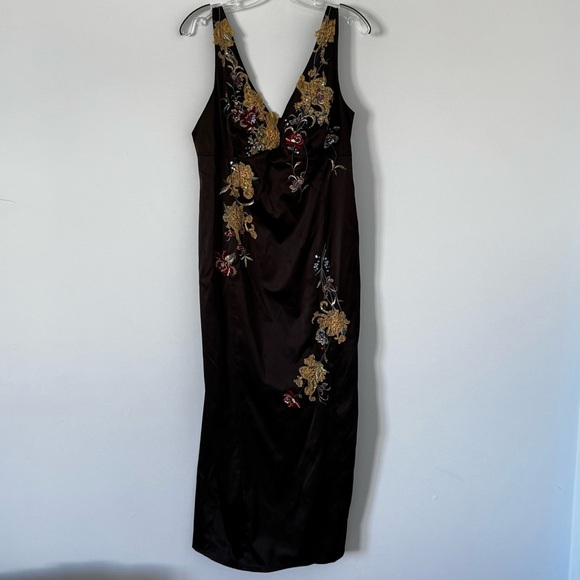 Planet Black Embroidered Dress – Size 12 whimsy goth - Picture 2 of 9
